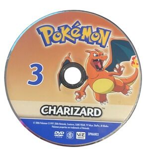 Pokemon Charizard DVD Vol 3 Viz Media 2006 Nintendo Anime DISC ONLY
